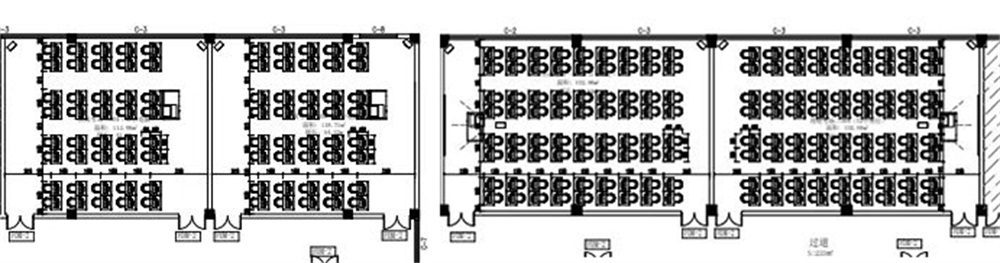 112套雙人位4個教室